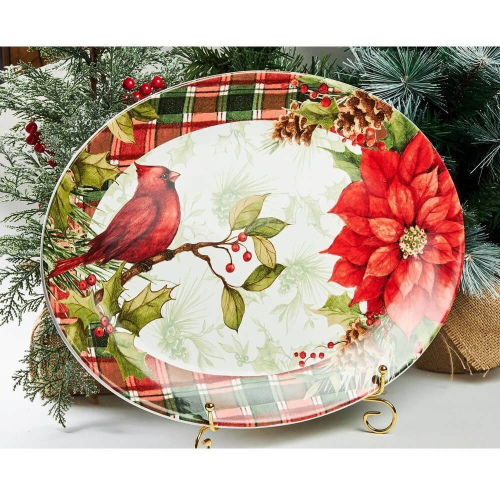 Блюдо 41х31 см Certified Int. Зимние заметки