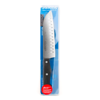 Нож поварской сантоку 17 см, черный, Universal, Arcos