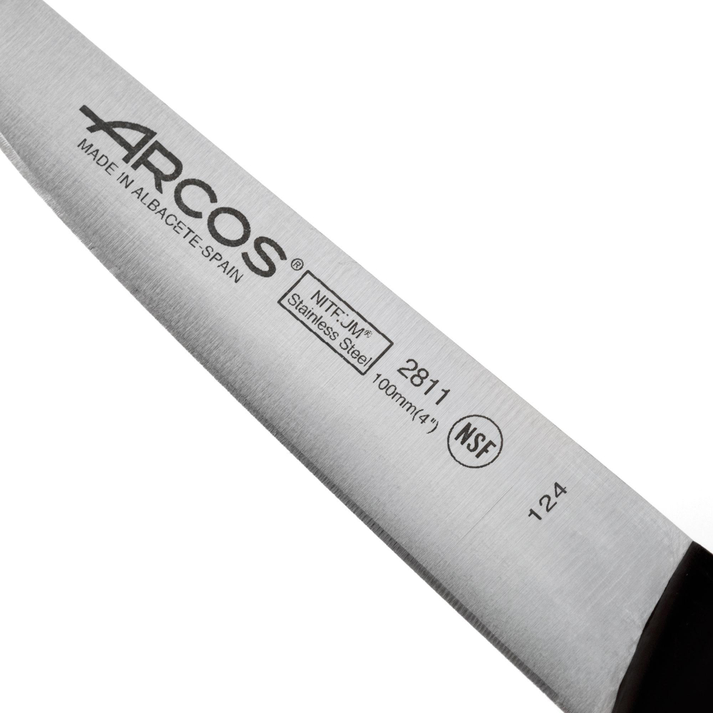Нож для овощей 10 см, из нержавеющей стали, черный, 2811-B, Universal, Arcos