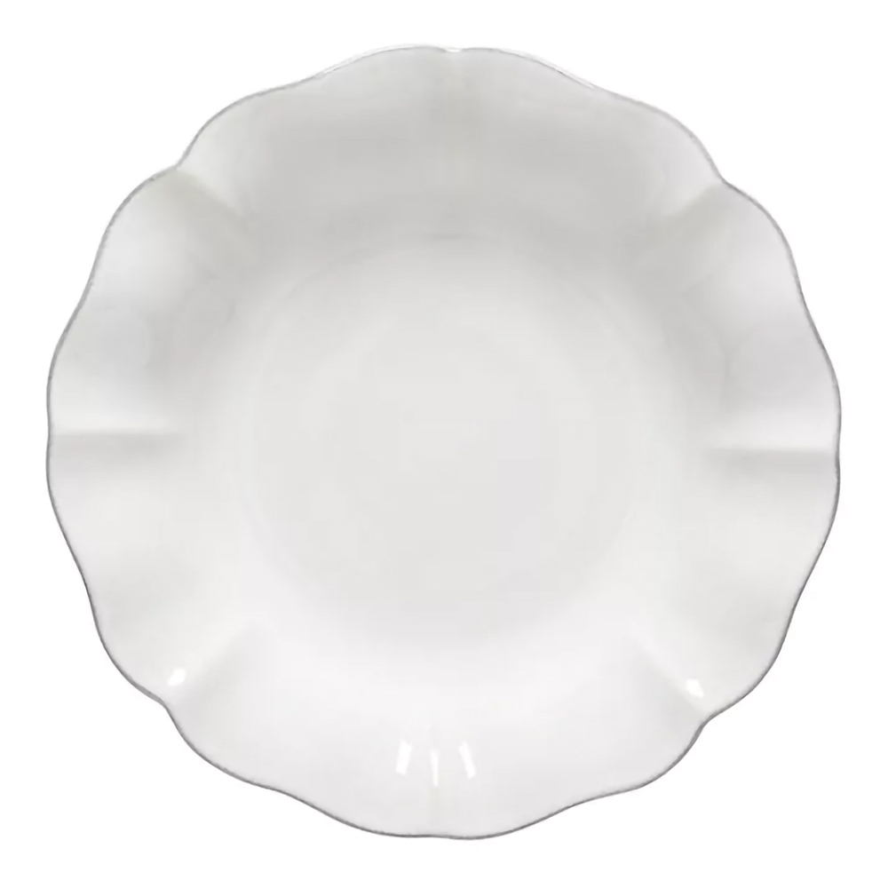 Тарелка суповая 24,7 см Costa Nova Rosa белая