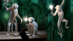 Настольная лампа Monkey Lamp Standing, Seletti (14880)