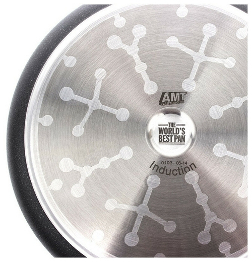 Алюминиевая сковорода с антипригарным покрытием для индукционных плит  AMT I-724, 24 см, Frying Pans Titan, АМТ