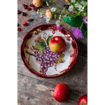Тарелка для пасты Фиолетовый виноград 21 см Certified Int. Секреты Виноделов