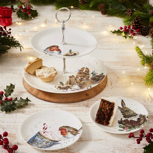 Этажерка двухъярусная "Забавная фауна. Кролик Банни", 26.7 см, Royal Worcester