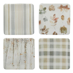 Тарелка пирожковая квадратная 15х15 см Клетка Certified Int. Прогулка в лесу