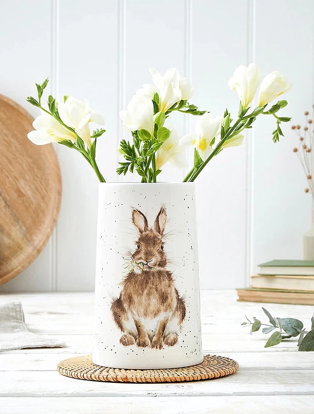 Фарфоровая ваза "Забавная фауна. Кролик", 17 см, Wrendale Designs, Royal Worcester