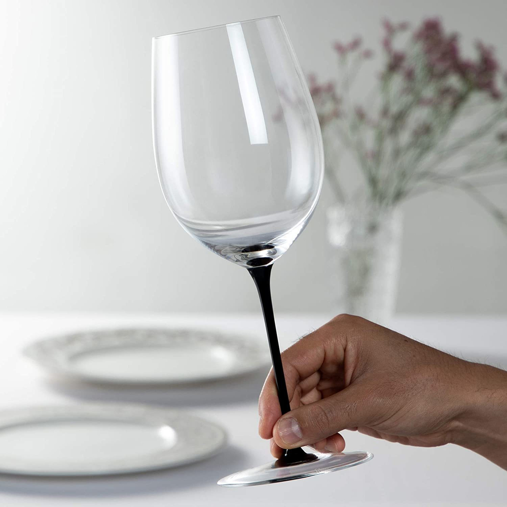Хрустальный бокал ручной работы для красного вина Bordeaux Grand Cru, 860 мл, Sommeliers Black Tie, Riedel