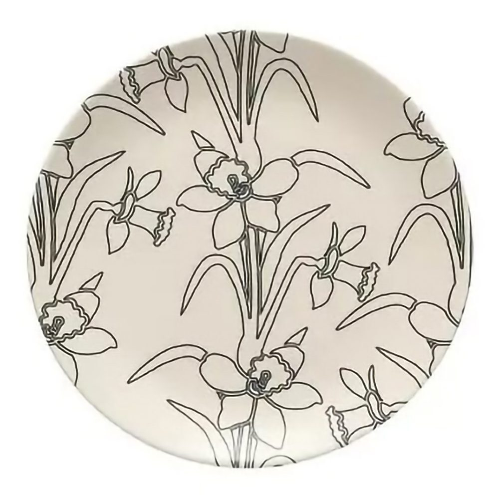 Тарелка закусочная 21,6 см Costa Nova Elements Flora бежевая COP211-00820D