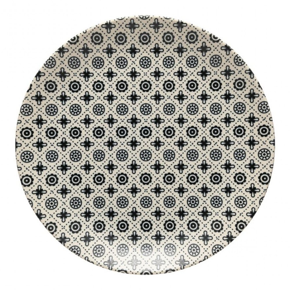 Тарелка закусочная керамическая с узором 21 см Costa Nova Augusta