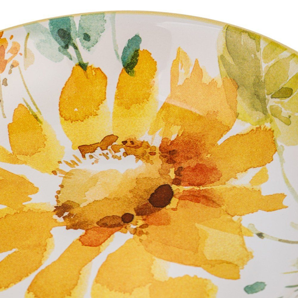 Тарелка суповая 23 см Certified Int. Подсолнухи-1