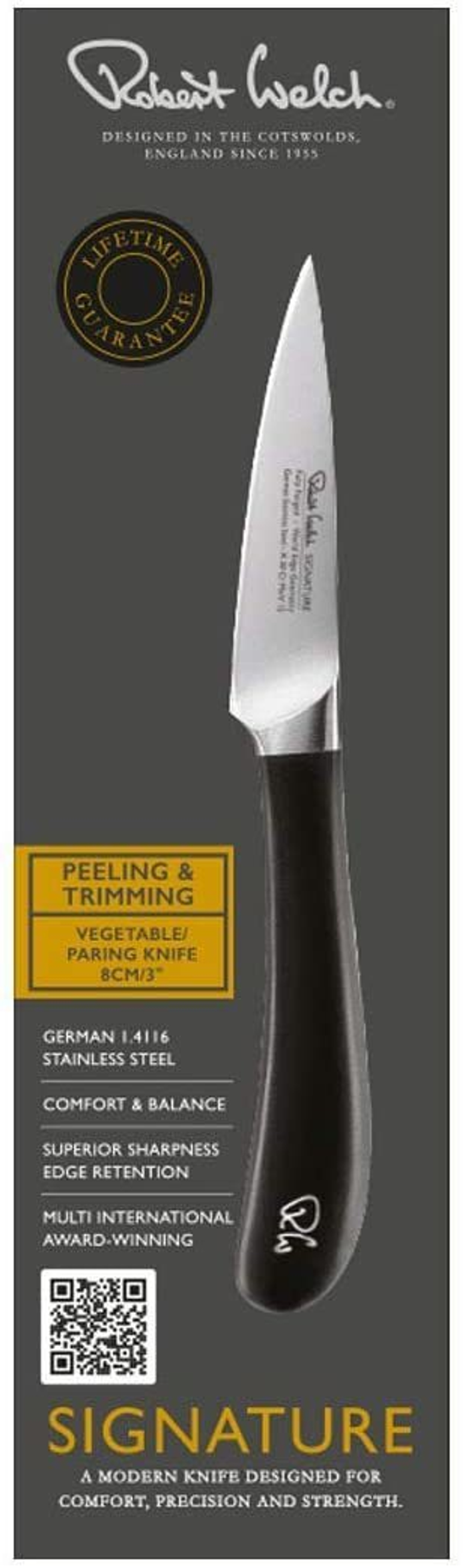 Нож овощной 8 см, Signature Knife, Robert Welch