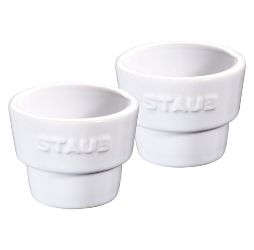 Подставка для яиц 2шт. белая, Staub