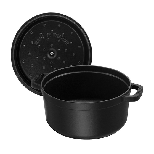 Кокот круглый, 8,35 л, 30 см,  черный, La Cocotte, Staub