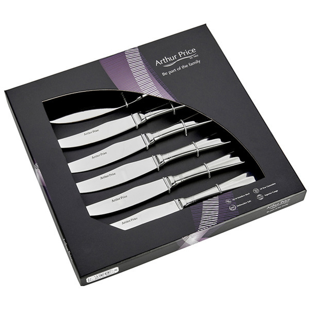 Набор ножей для стейка 6 шт, из нержавеющей стали, 21.7 см, Rattail, Arthur Price