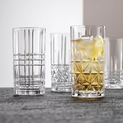 Набор высоких хрустальных стаканов 4 шт, 445 мл, Highland, Nachtmann