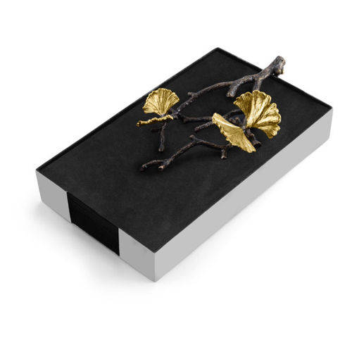 Подставка для салфеток Michael Aram Бабочки гинкго 22х13 см