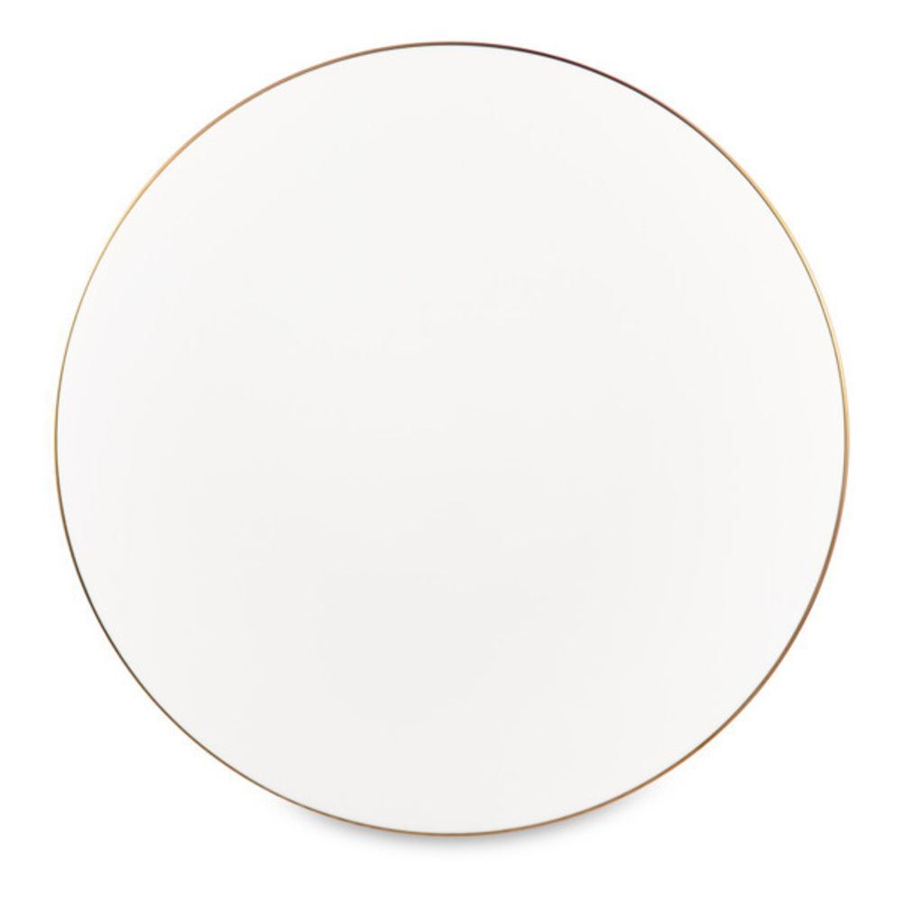 Тарелка обеденная Narumi Золотая линия 28 см, фарфор костяной