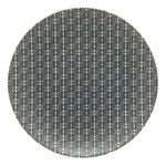 Тарелка обеденная 27 см Costa Nova Augusta Diamond Weave черная