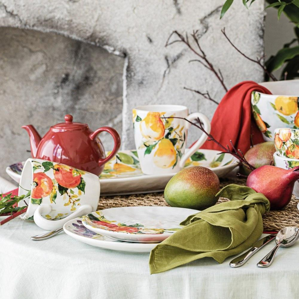 Тарелка закусочная 23 см Certified Int. Амброзия, Яблоки