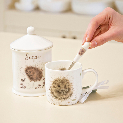 Фарфоровая кружка "Забавная фауна. Пробуждение ежика", 310 мл, Royal Worcester