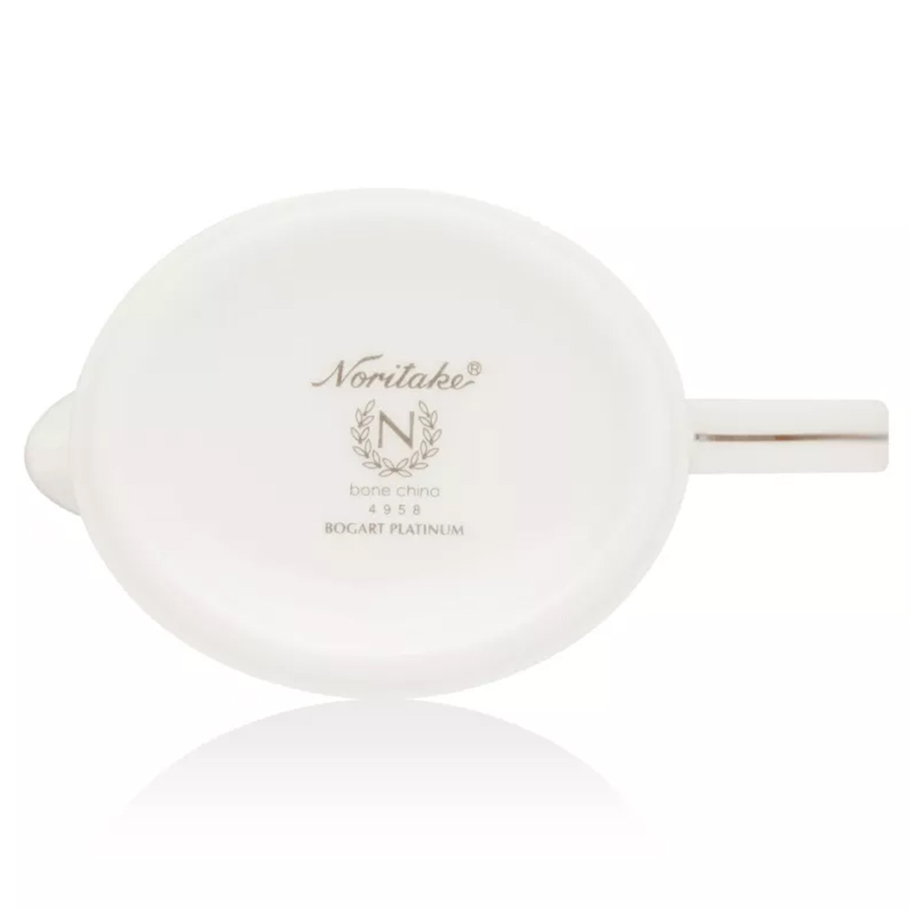 Молочник Noritake Богарт платиновый 300 мл, фарфор костяной