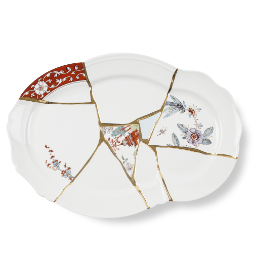 Блюдо 42,5x29 см, Kintsugi, Seletti