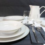 Тарелка обеденная 28,2 см Costa Nova Beja белый/бежевый