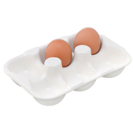 Подставка для яиц Simplicity, 18,6х12,4 см, белая, Liberty Jones