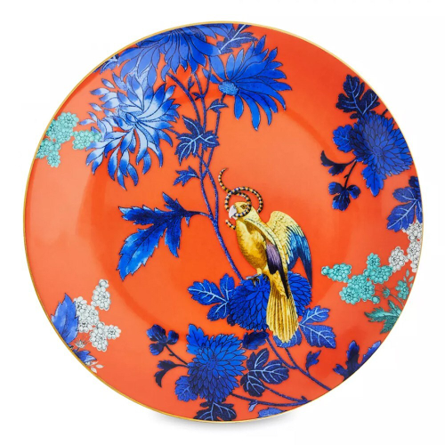 Тарелка закусочная Wedgwood Вандерласт Золотой попугай 20 см, фарфор