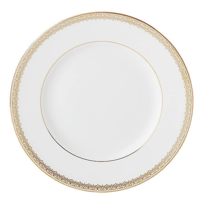 Этикет: Набор обеденных тарелок 6 шт, 27 см, фарфор, LEN887841-6, Золотые кружева, Lenox