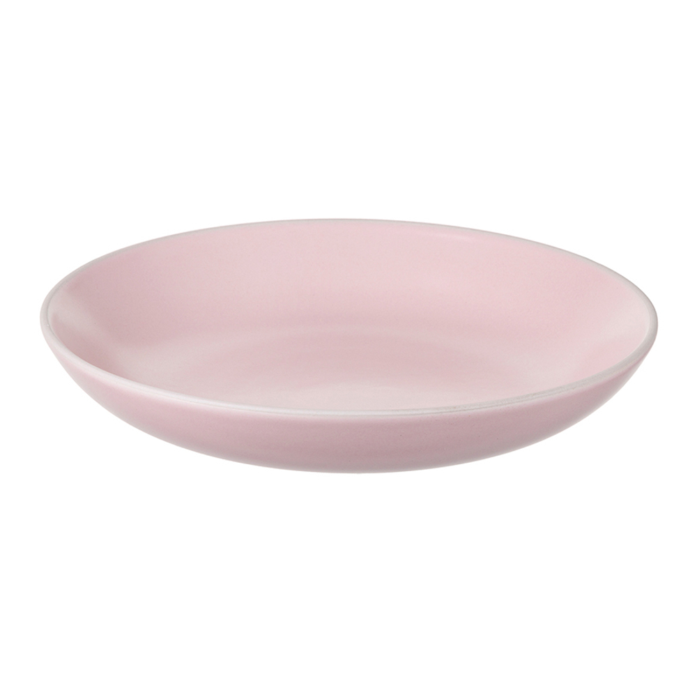 Набор тарелок для пасты Simplicity, 20 см, розовые, 2 шт., Liberty Jones