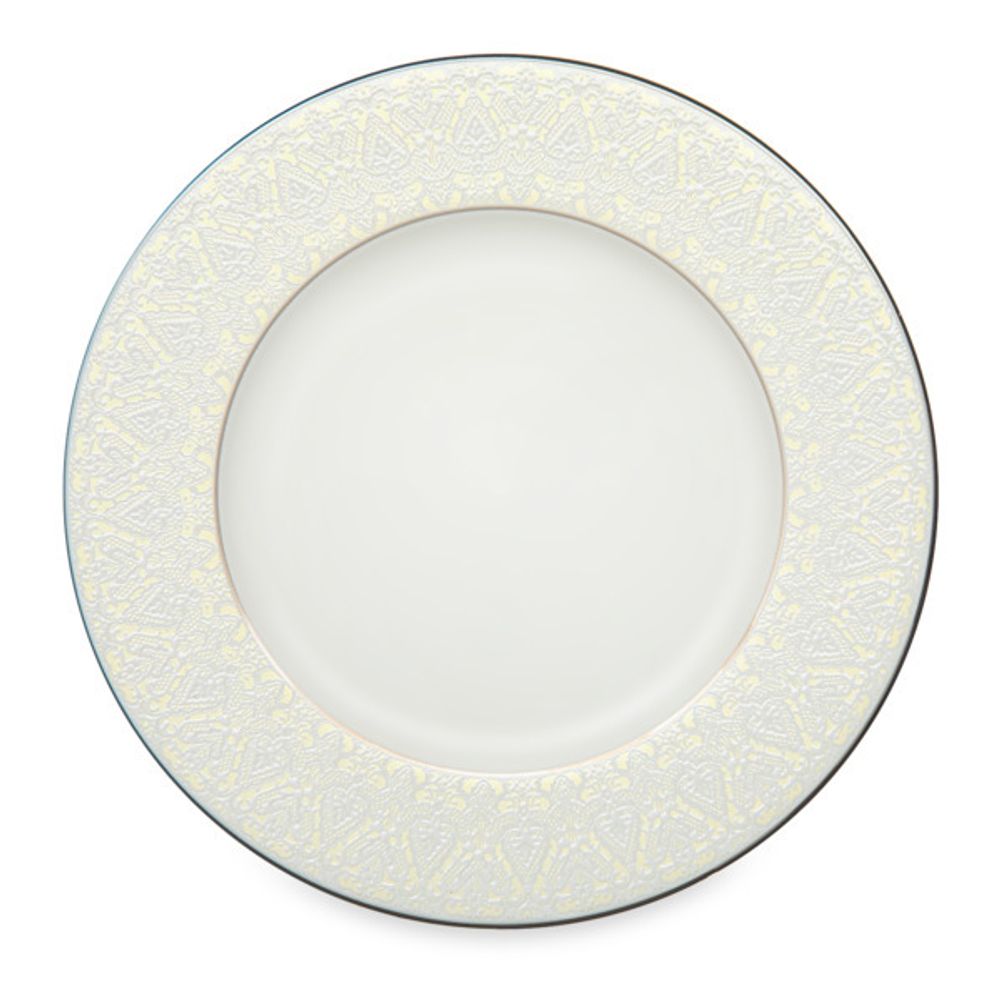 Тарелка пирожковая Narumi Аврора жемчуг 16 см, фарфор костяной