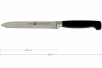 Нож универсальный 130 мм, TWIN Four Star, Zwilling