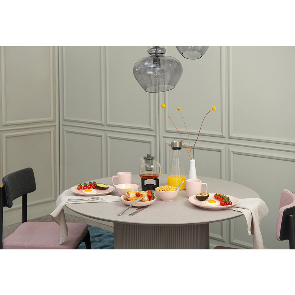 Набор тарелок для пасты Simplicity, 20 см, розовые, 2 шт., Liberty Jones