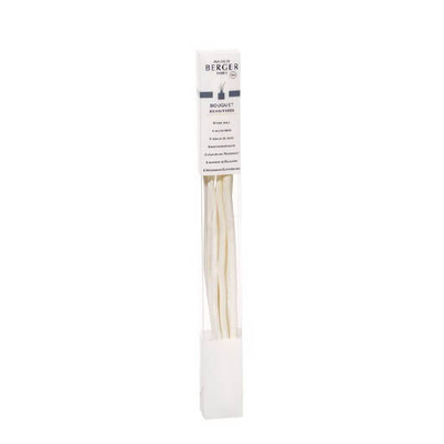 Палочки для аромадиффузора белые 27 см, ивовые, 6 шт, 6223, Maison Berger