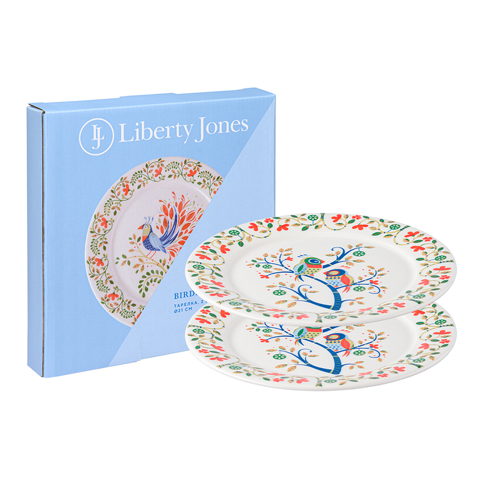 Набор тарелок Love Birds из коллекции Birds of Paradise в подарочной упаковке, ?21 см, 2 шт.