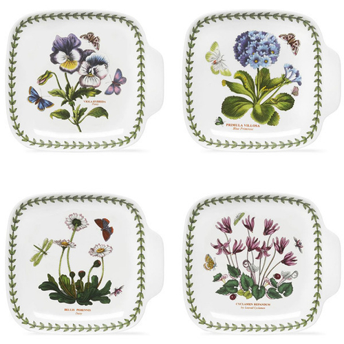Набор блюд для канапе  Portmeirion "Ботанический сад" 18,5см, 4 шт