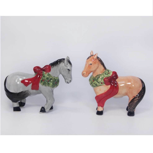 Набор для соли и перца 10 см Certified Int. Рождество на ферме 2 пр