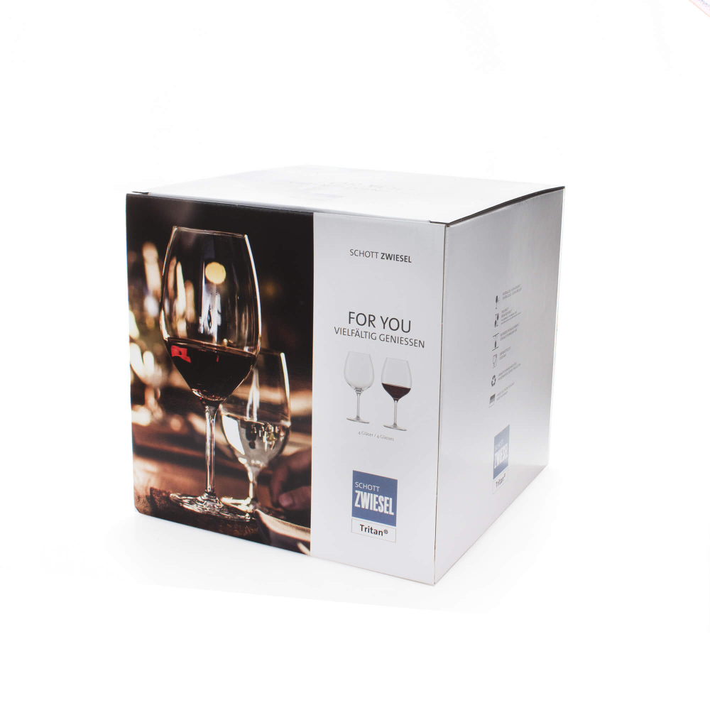 Набор бокалов для красного вина «BORDEAUX» 606 мл, 4 шт. For YOU, SCHOTT ZWIESEL