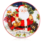Тарелка закусочная "Медвежонок" 23 см, керамика, CER28286-2, Магия Рождества, Certified International