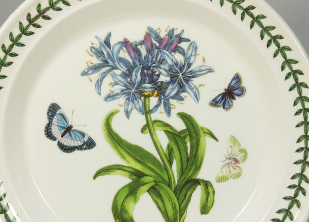 Тарелка обеденная Portmeirion "Ботанический сад. Лилия" 25см