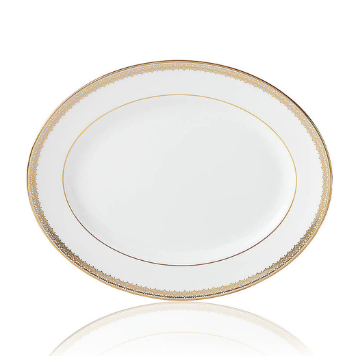 Сервиз столовый на 6 персон 20 предметов, фарфор, LEN8878-Dinner Set 6/20, Золотые кружева, Lenox