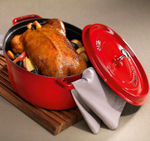 Кокот овальный, 29 см, вишневый, La Cocotte, Staub