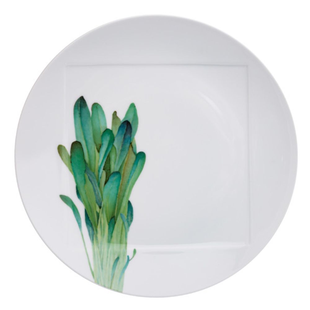 Тарелка обеденная Noritake Овощной букет Горчица 27 см, фарфор