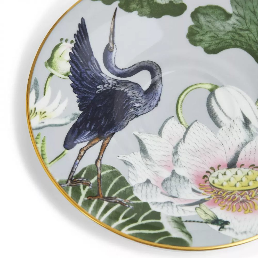 Чашка чайная с блюдцем Wedgwood Водяная лилия 140 мл, фарфор