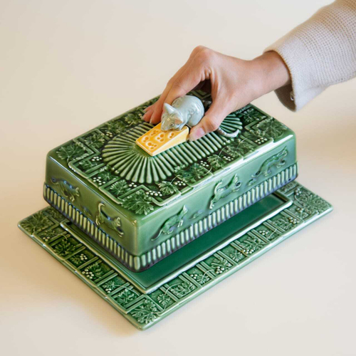 Блюдо для сыра 30,5х22,5 см "Мыши" Bordallo Pinheiro