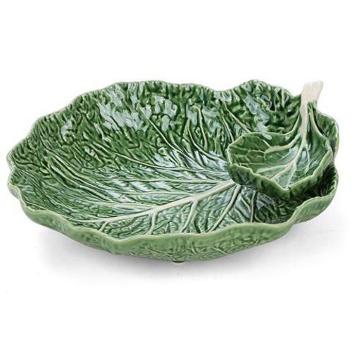 Блюдо для закусок 34х29 см Bordallo Pinheiro "Капуста"