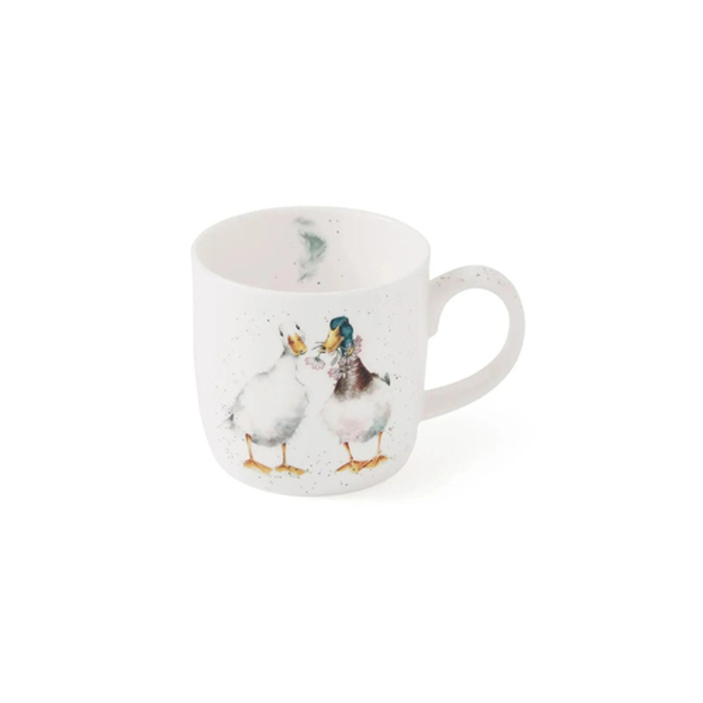 Кружка "Забавная фауна. Влюблённые утки", Wrendale Designs, Royal Worcester