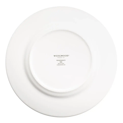 Тарелка десертная Wedgwood Ренессанс 18 см, фарфор, красная