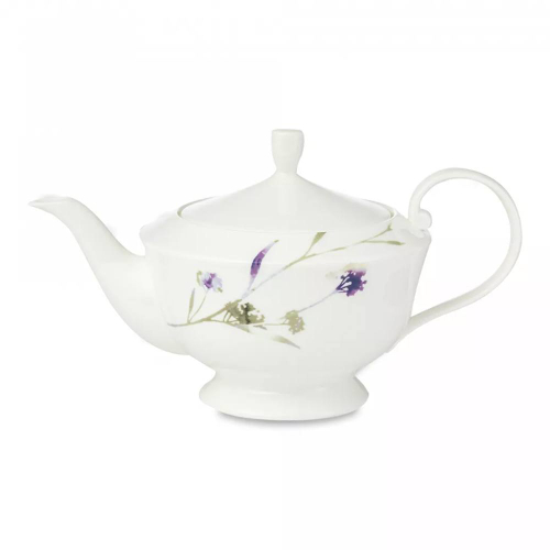 Чайник Narumi Ботаника 940 мл, фарфор костяной